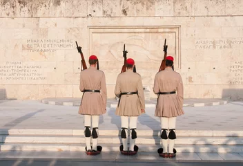 Badkamer foto achterwand Evzones Athene, Griekenland © Michalis Palis