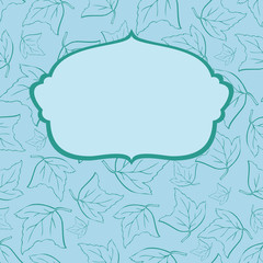 vector seamless background leaves