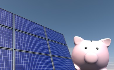 Besparen met zonne energie
