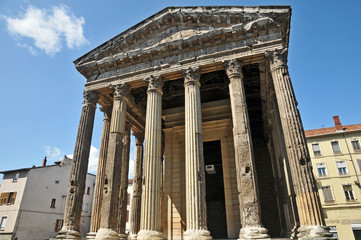 Vienne, il tempio di Augusto, Rodano Alpi
