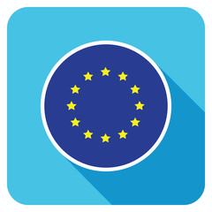 a european flat flag icon