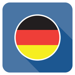 a german flat flag icon