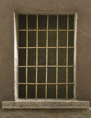 Window Made of Iron Bar in a old country