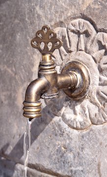 Old Turkish Ottoman style water tap