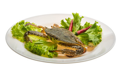 Raw crab