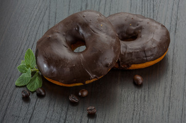 Chocolate donuts
