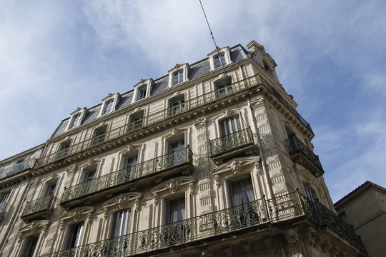 Immeuble ancien à Montpellier, Occitanie