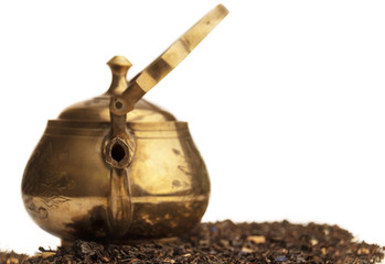 Herbata w orientalnym czajniku - obrazy, fototapety, plakaty