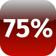 75 percent icon
