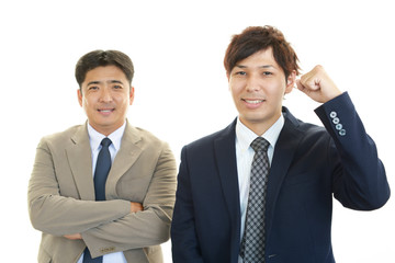 笑顔のビジネスマン