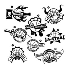 Basketball Logo Badge