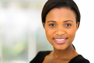 african businesswoman close up