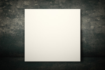 White blank board