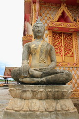 Buddha at Wat Sena Nimit, Uthai,  Ayutthaya