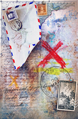 Scrapbook and collage background series.