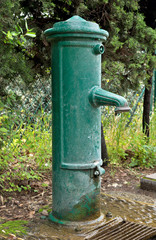 Fototapeta na wymiar Retro Water Pump