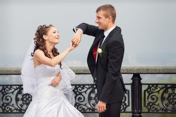 beautiful wedding couple