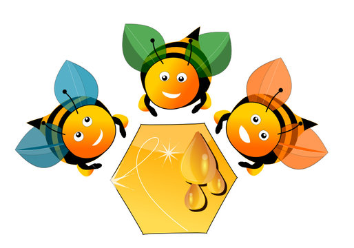 Les trois abeilles © graphlight