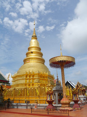 Fototapeta premium ,Wat Phra That Hariphunchai in lamphun, Thailand