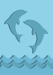 blue dolphins symbol