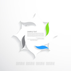 Minimal infographic template