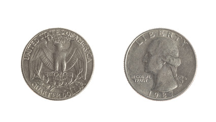 US Dollar Quarter Coin