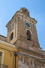 Fototapeta na wymiar Clocktower. San Severo. Puglia. Italy.