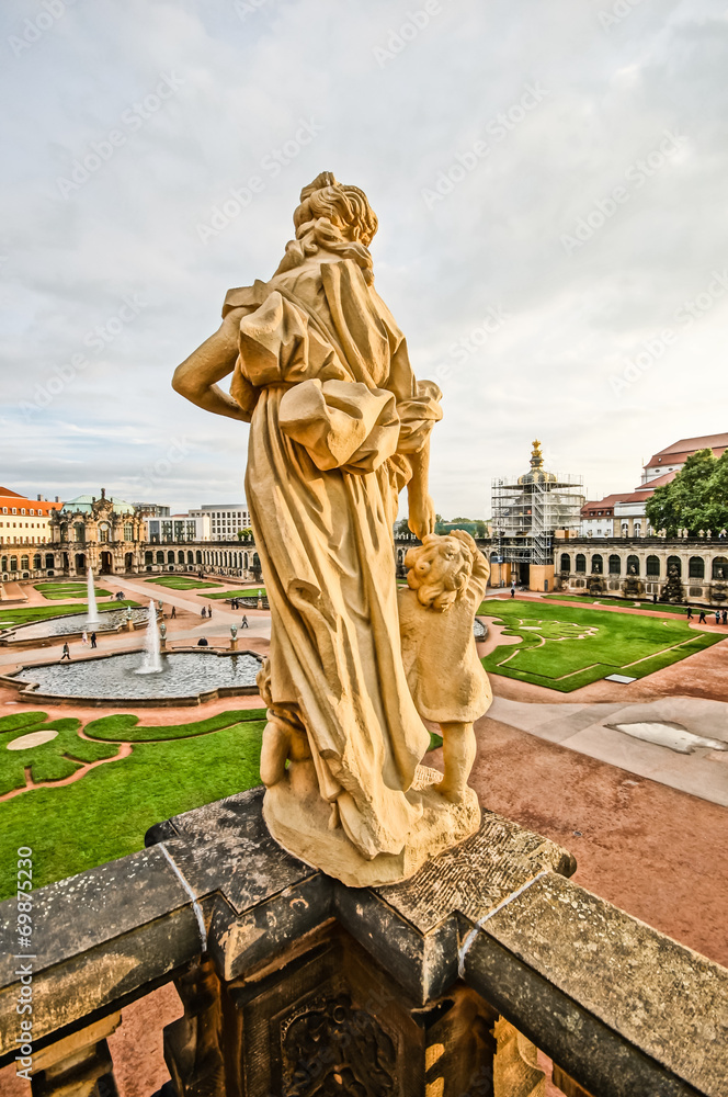 Poster Zwinger in Dresden, Germany