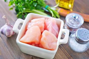 raw chicken