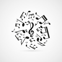 notes de musique