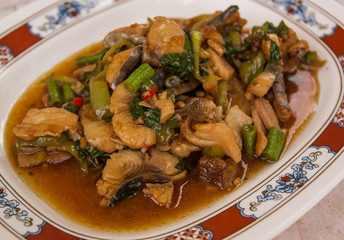 Spicy Stir Fried Fish.