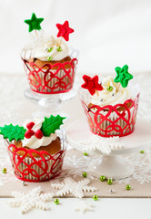 Christmas cupcakes
