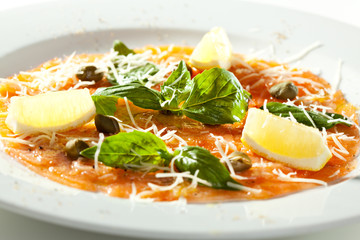 Salmon Carpaccio