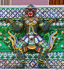 Giant Buddha in Grand Palace, Bangkok, Thailand