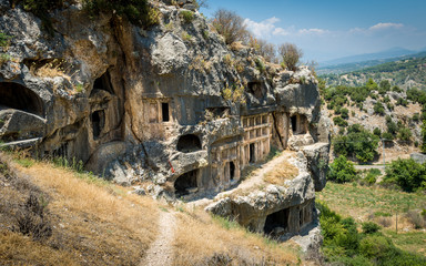 Tlos ancient town ruins