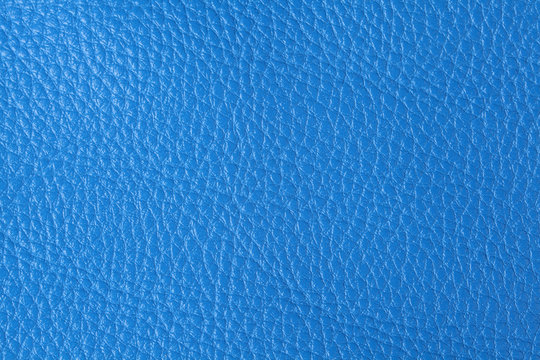 Background with texture of blue leather