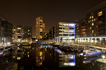 Fototapeta na wymiar Clarence Dock, Leeds, England