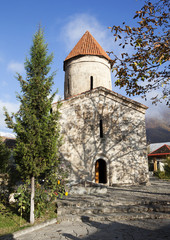 Fototapeta na wymiar Albanian church in Azerbaijan