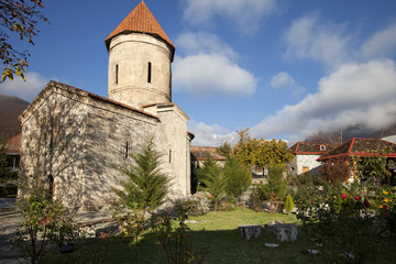 Fototapeta na wymiar Albanian church in Azerbaijan
