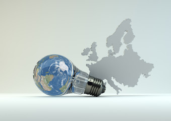 Green Energy in Europe - weiss