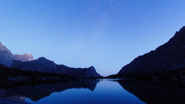 Night Becomes Day. Time Lapse