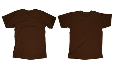 Brown T-Shirt Template