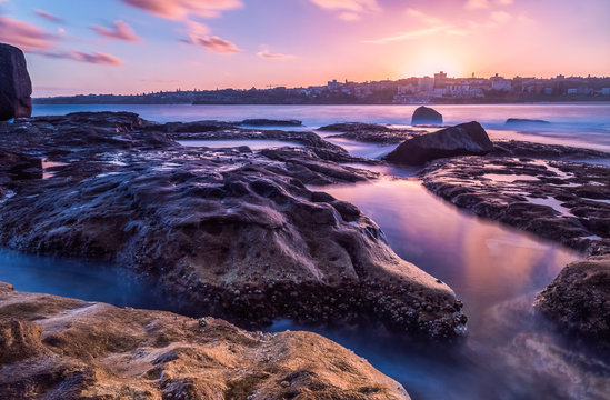 Sunset at Bondi Beach, Sydney