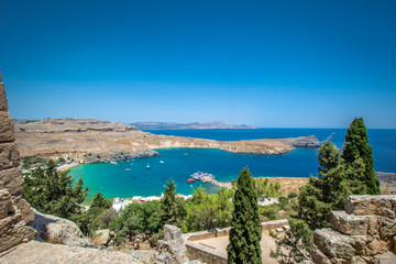 Sommertag in Lindos