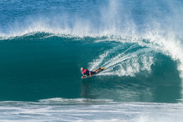 Obraz premium Surfing Bodyboarding Wave