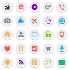 social media icon set