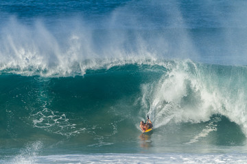 Surfing Rider Large Wave