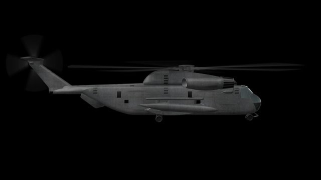 Ch-53 Helicopter Hovering