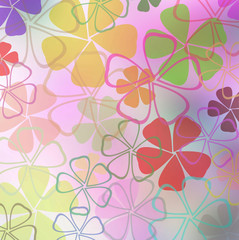 Fototapeta premium Abstract flowers background