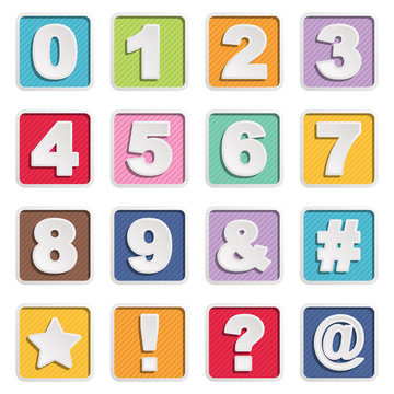 square number icons